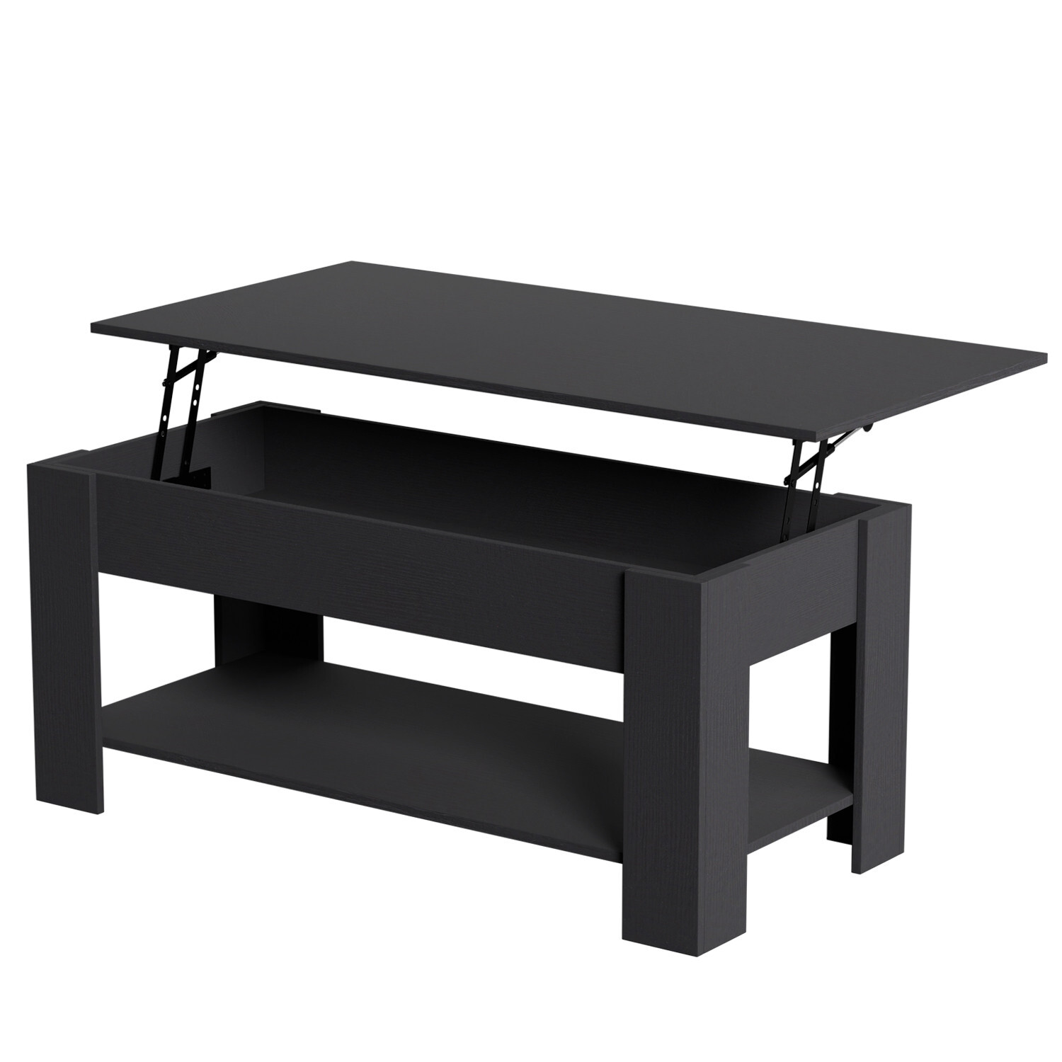 Coffee Table Lift Top Coffee Tables with Hidden Compartment and Storage Shelf