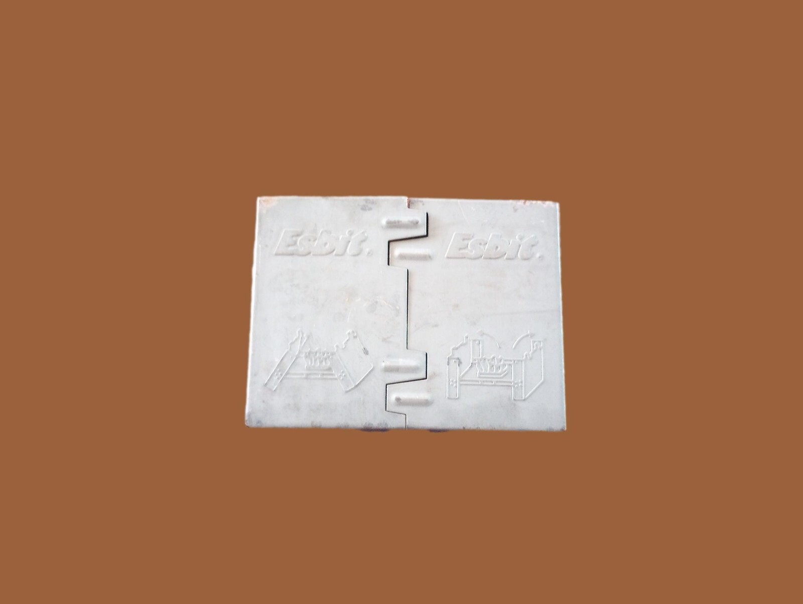 German Military ESBIT Metal Folding Camping Stove Survival hiking gear NOS