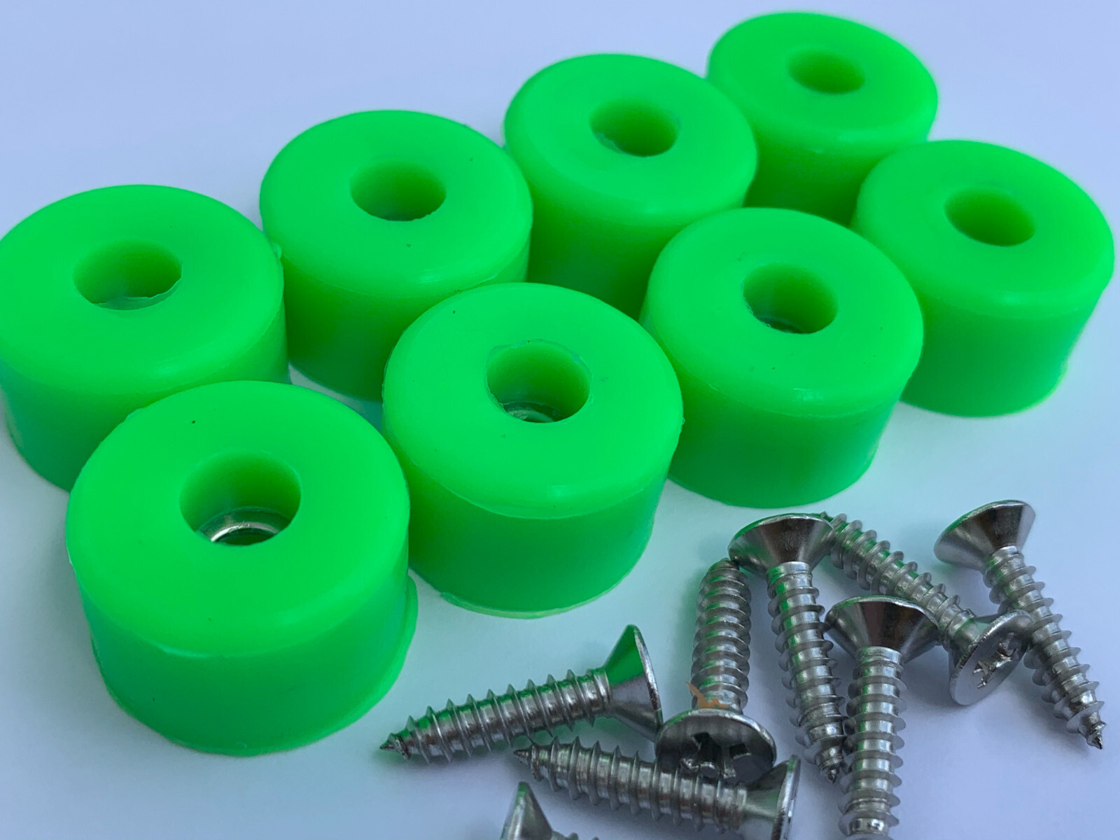 7/8" DIA Silicone Rubber Bumpers Black White Clear Brown Orange Red Blue Green