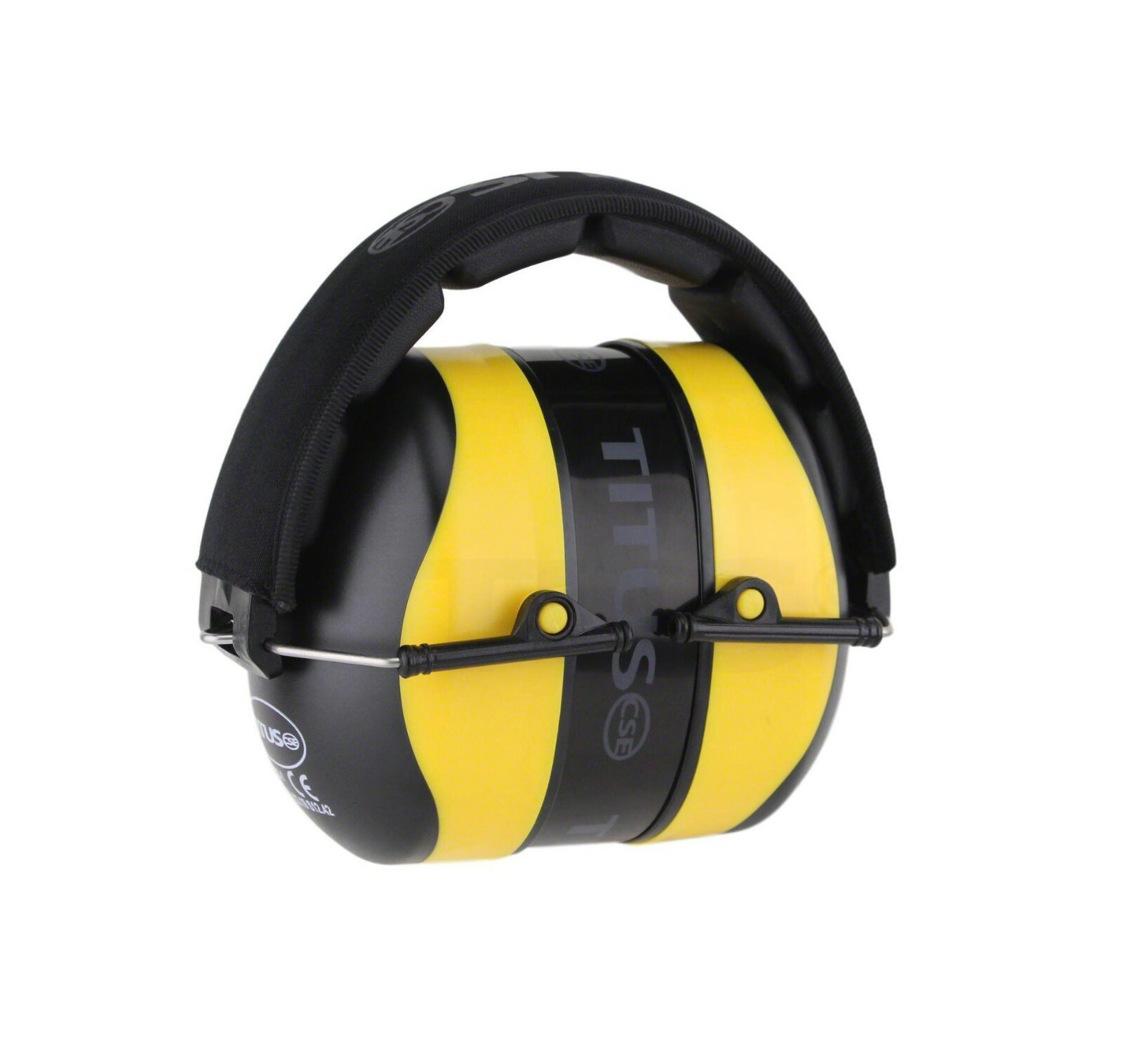 TITUS PREMIUM 37 NRR EARMUFFS HEARING PROTECTION NOISE REDUCTION w/ CASE USA