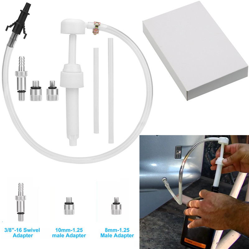 Lower Unit Gear Oil Pump for Standard Quart Bottles Marine Boat Outboard Motors