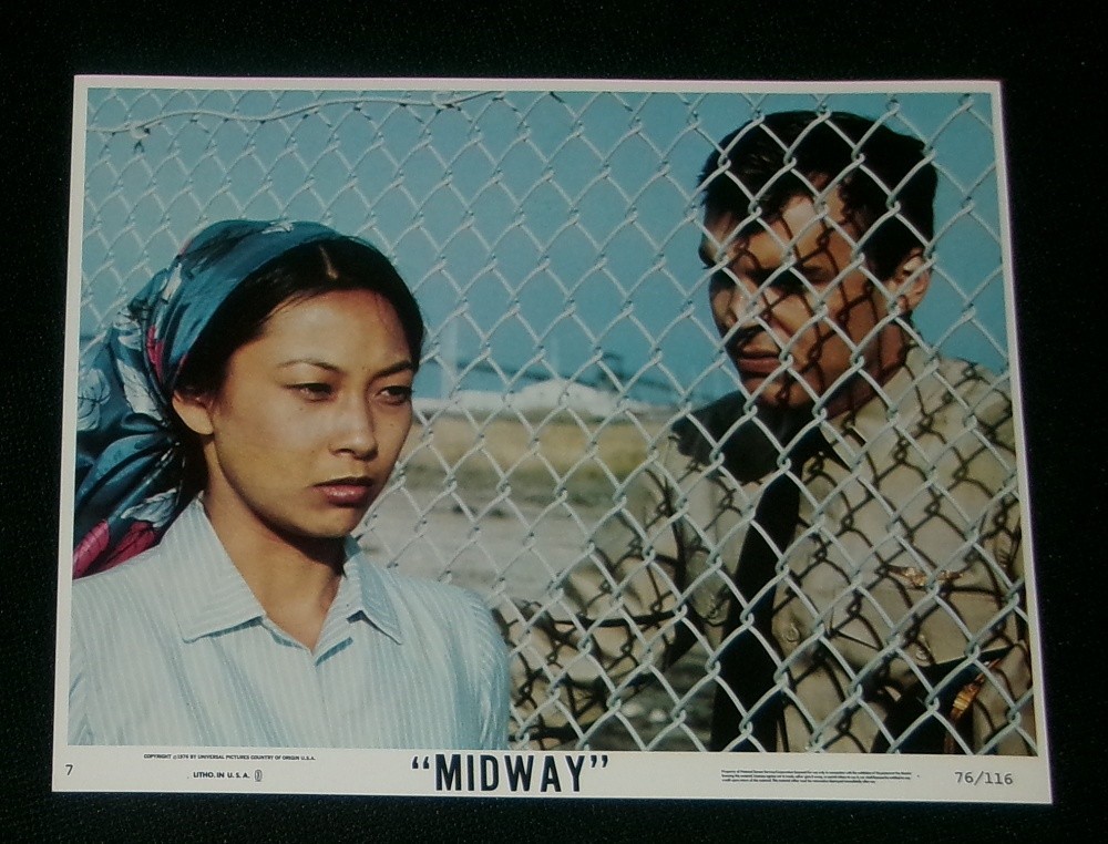 Orignl 8x10 Lobby Card Set MIDWAY Fonda HESTON Coburn MITCHUM Mifune WAGNER Ford