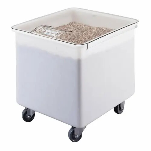 Cambro IB36148 34 Gallon Sliding Cover Ingredient Bin w/ Heavy Duty Casters