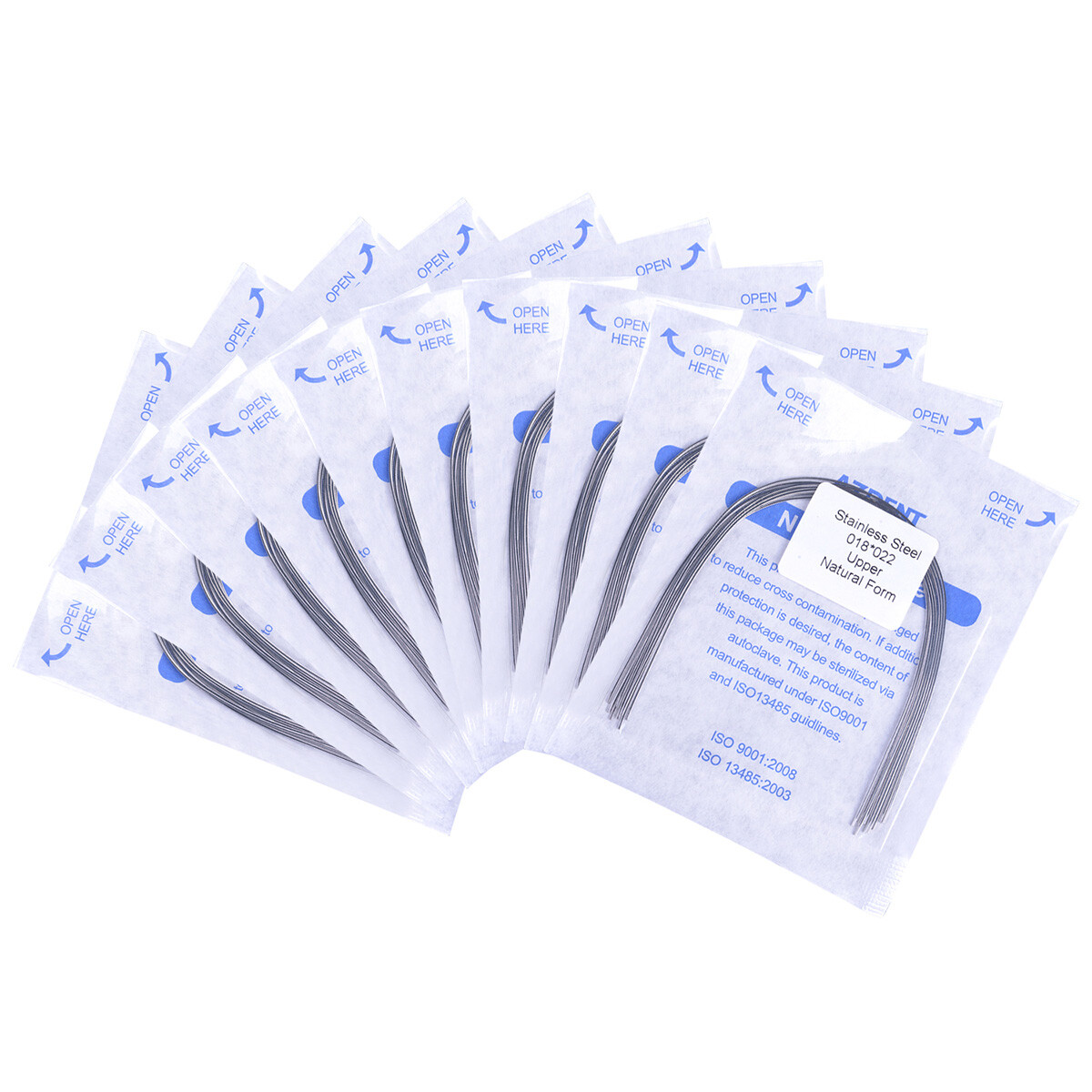 AZDENT Dental Orthodontic Arch Wires Stainless Steel Natural Form Rectangular
