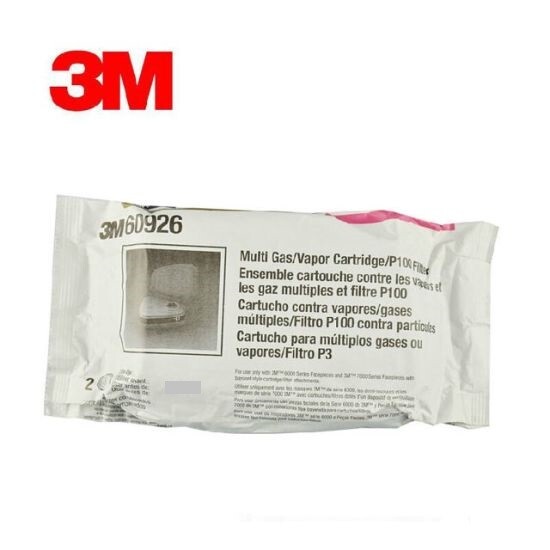 3M 60926 Multi Gas Vapor Replacement PPE Respirator Protection Cartridge Filter