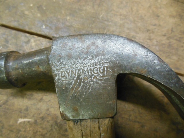 Vintage Collins Dynamic D1x 16oz curve claw hammer old carpenter tool