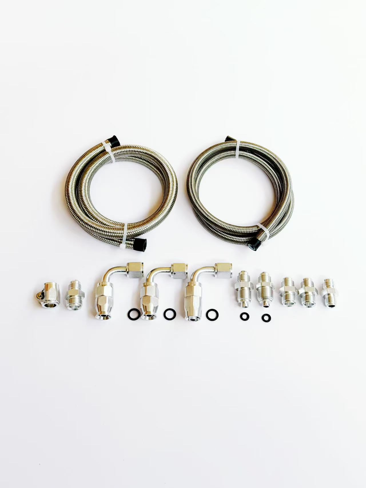 FOR GM Stainless Steel Power steering Hose kit fit Saginaw & type II Pumps