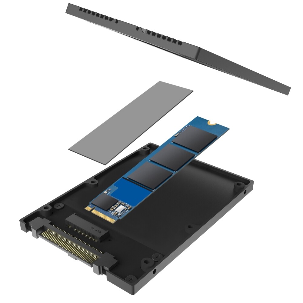 Vantec Multi-Size M.2 NVMe To U.2 (SFF-8639) 2.5" SSD Converter/Adapter