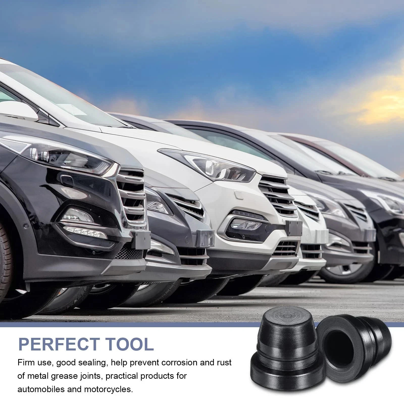 18 Pieces Brake Bleeder Caps Rubber Caliper Nipple Caps Dust Caps Brake Bleed...