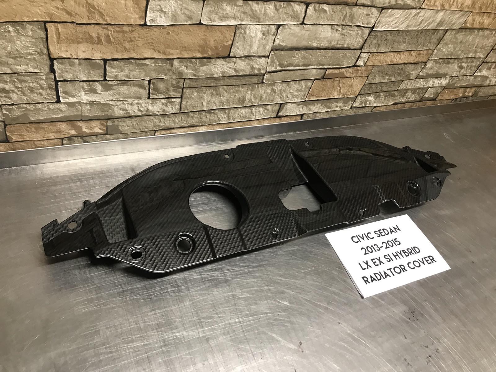 2013 - 2015 Civic SEDAN Carbon cooling Fb6 Radiator Si Hydro Dip Vtec Password