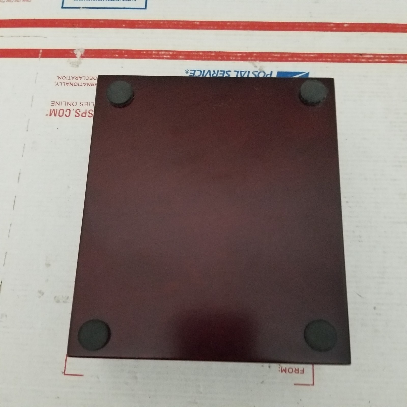 Prozac Pharmaceutical Advertising Box CD Case Box Wood Drug Rep Promo Vintage