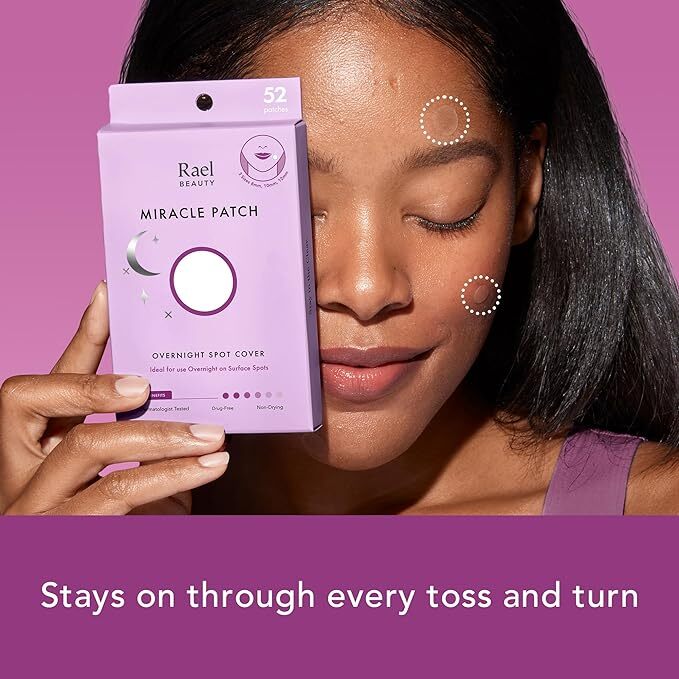 Rael Hydrocolloid Pimple Patches, Acne Patch Overnight Spot Cover (52 Count)