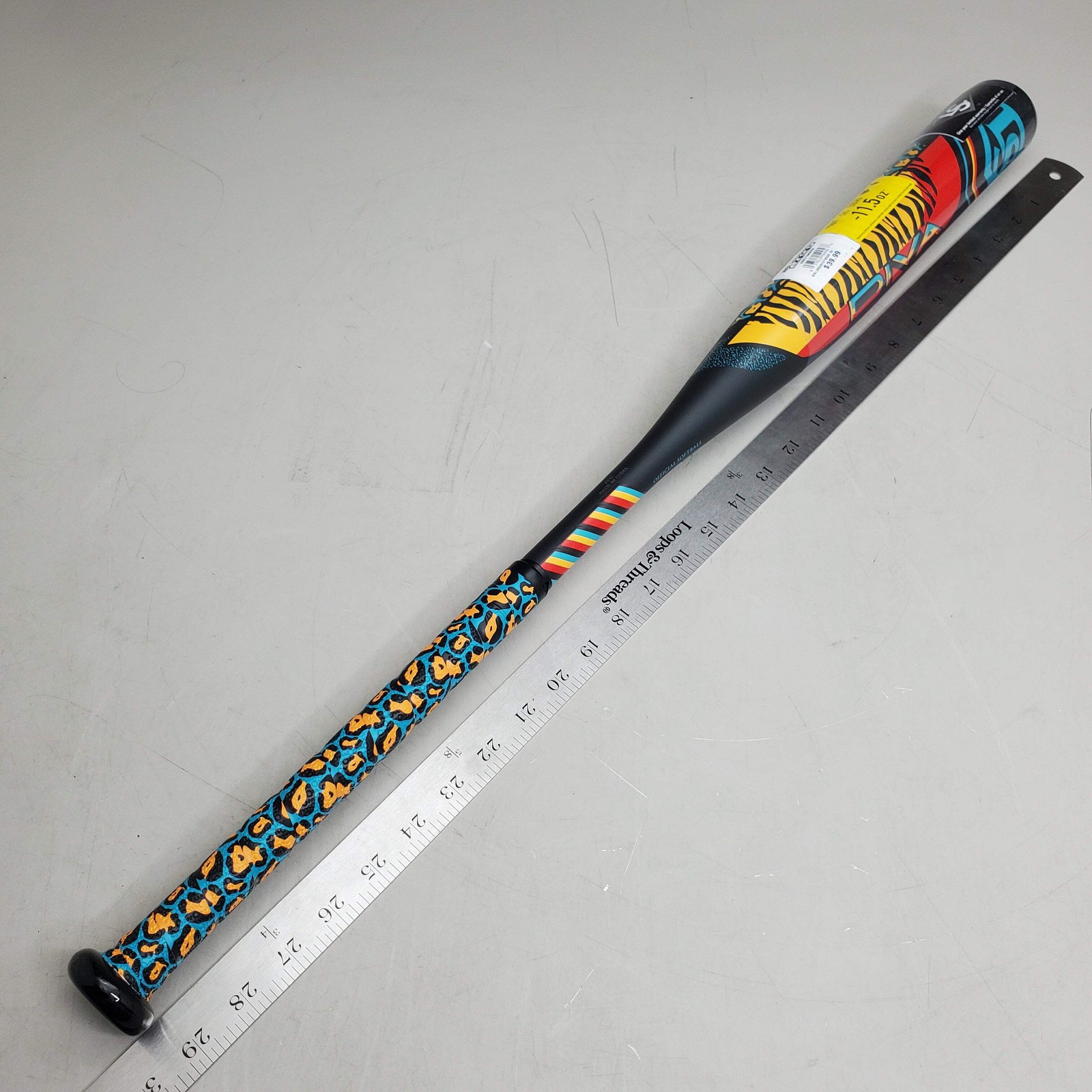 LOUISVILLE SLUGGER Diva Fastpitch Softball Bat 30IN/18.5OZ Black/Multi WBL255201