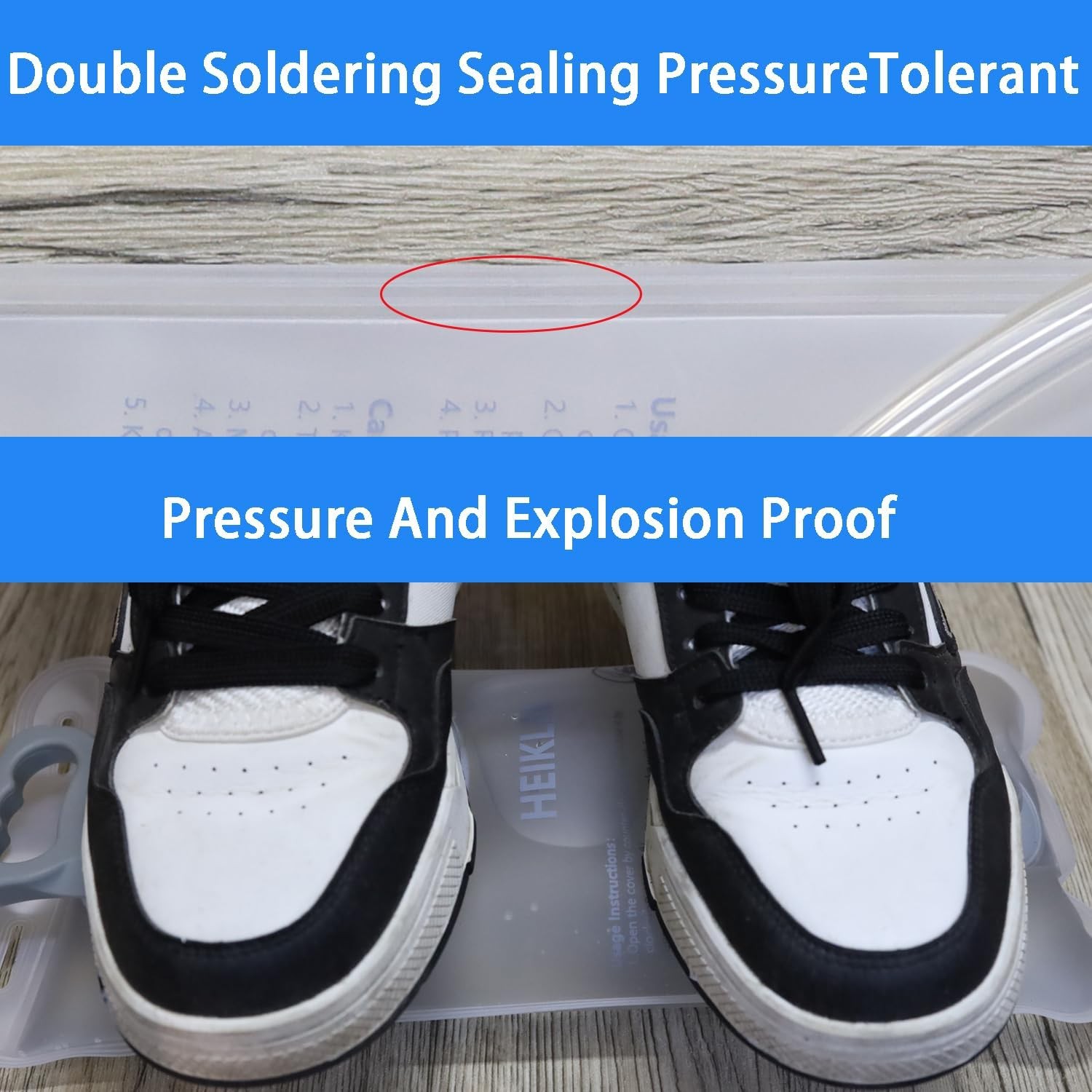 Hydration Bladder 1.5L-2L-3L,Leak Proof Water Reservoir, BPA Free 2L White