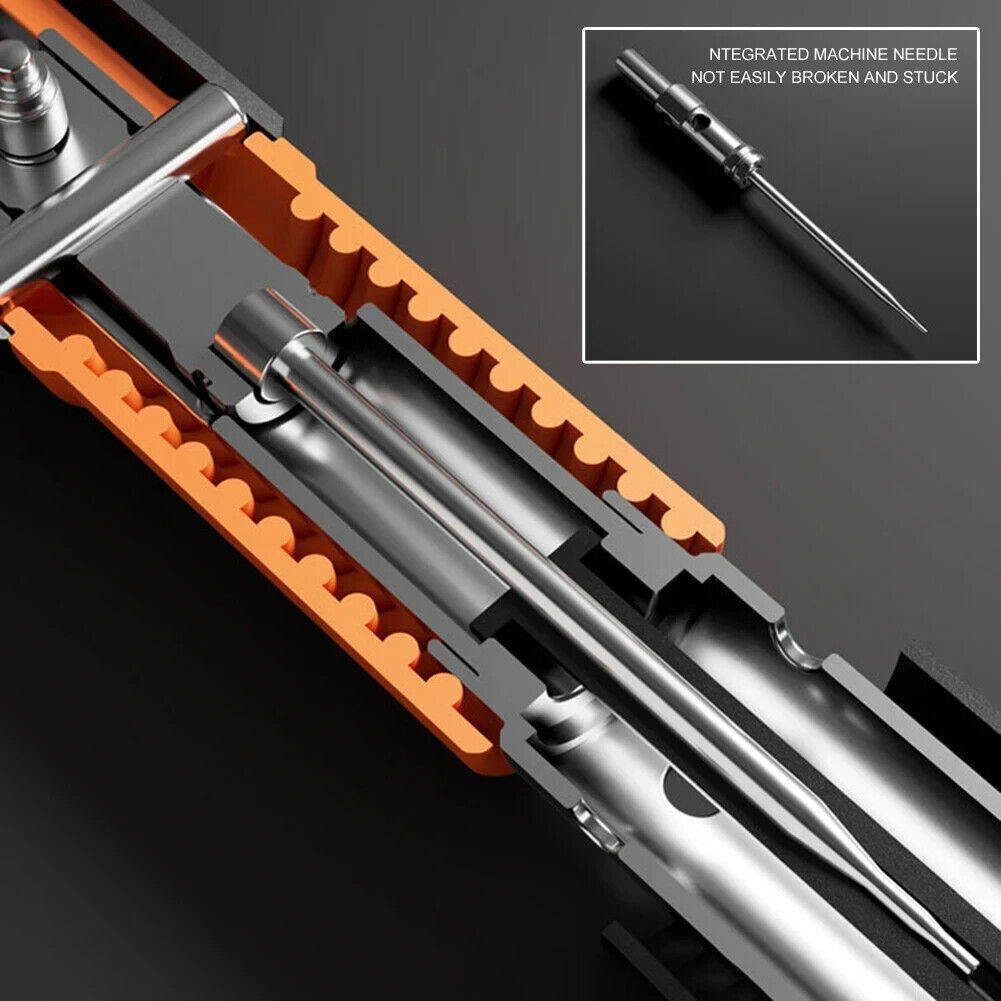 Concrete Nail Gun Kit 50 Pcs Nails Manual Steel Nail Gun Wall Fastening Tool Set