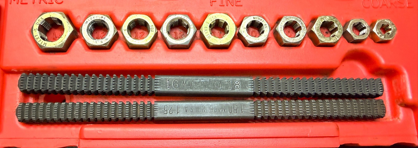 SNAP ON RTD48 48-Piece Master Rethreading Tap and Die Set USA