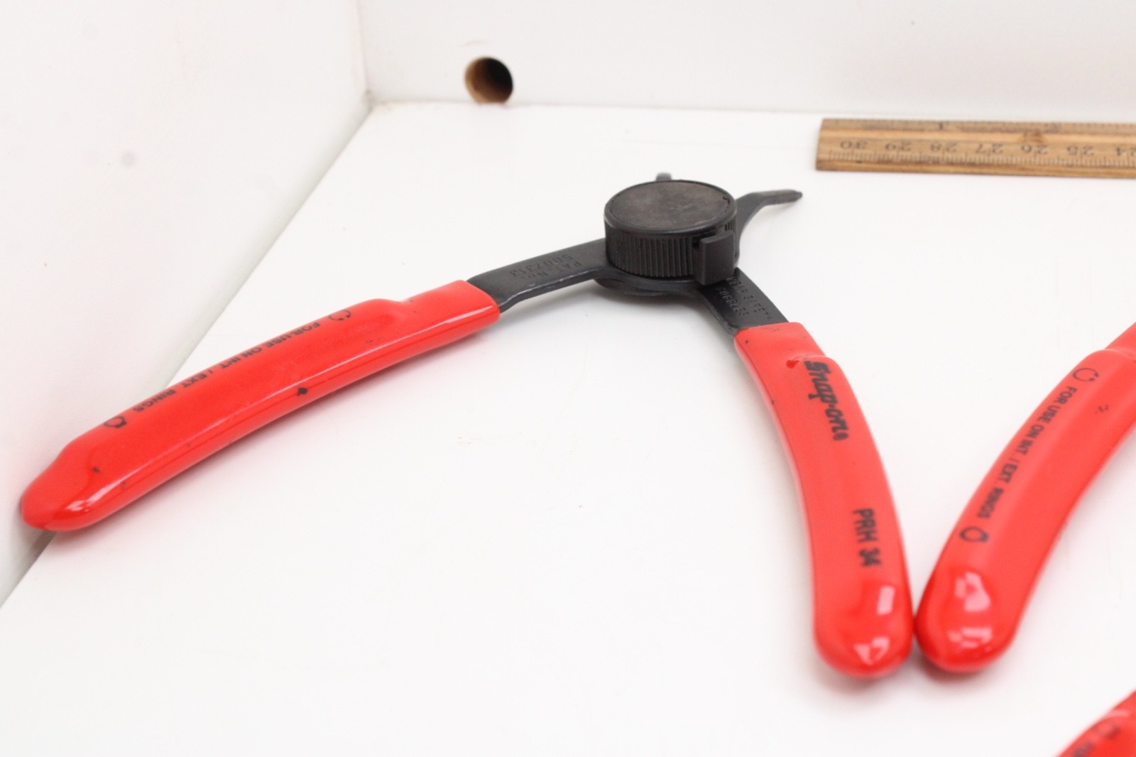 Snap On PRH406 6 Piece Red Rubber Handle Snap Ring Pliers Set USA