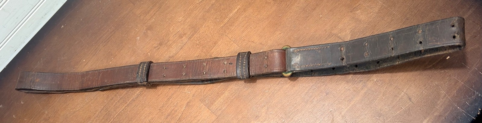 Vtg WWI US ARMY M1907 Leather Sling for M1903 Springfield Rifle