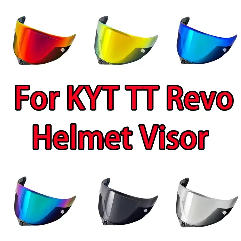 Motorcycle Helmet Visor Fits For KYT TT Revo Helmet Windshield Screen Lens
