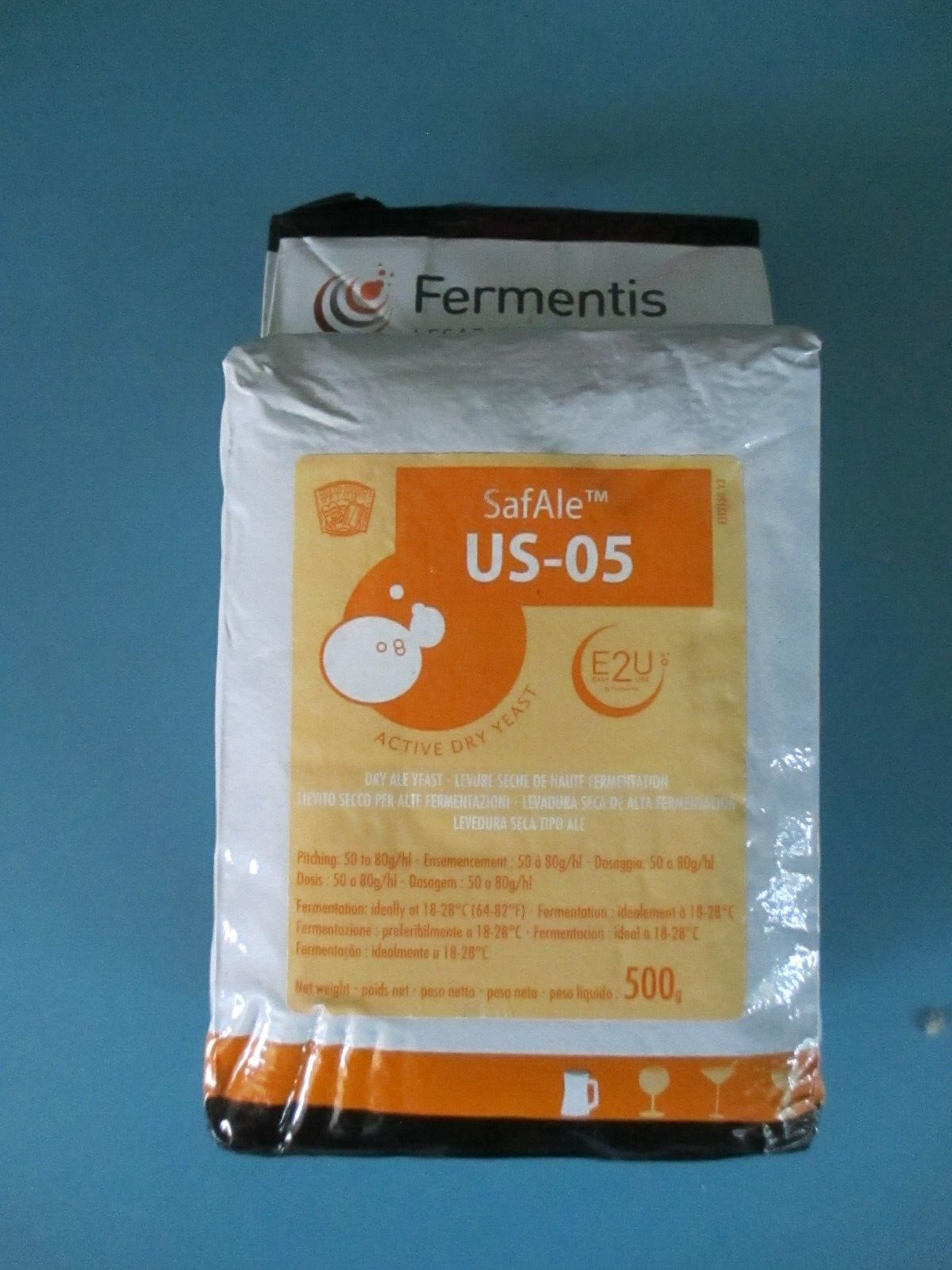 FERMENTIS SAFALE US-05 BREWER'S BEER Yeast 500g BRICK BB 4/2024