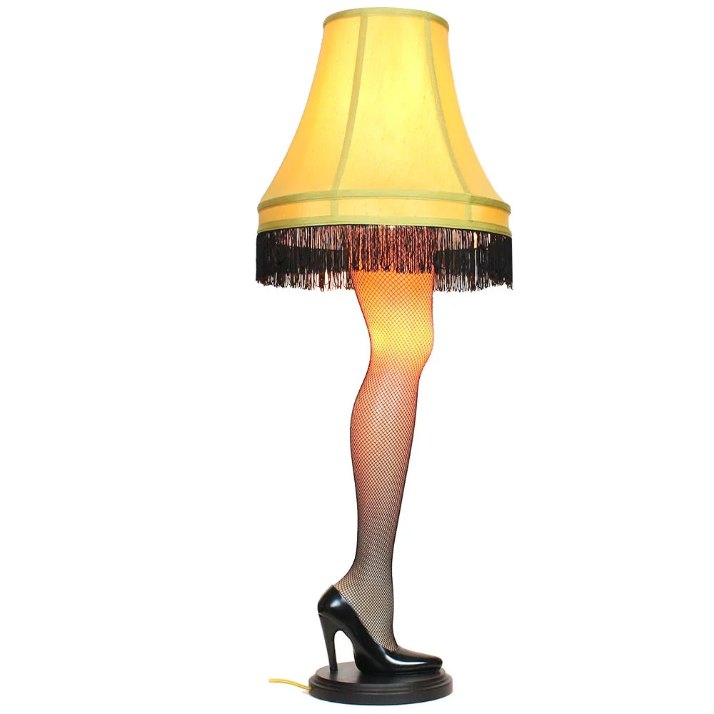 45” Full-Size Light-Up Leg Lamp | Cardboard Box | Iconic Holiday Classic!