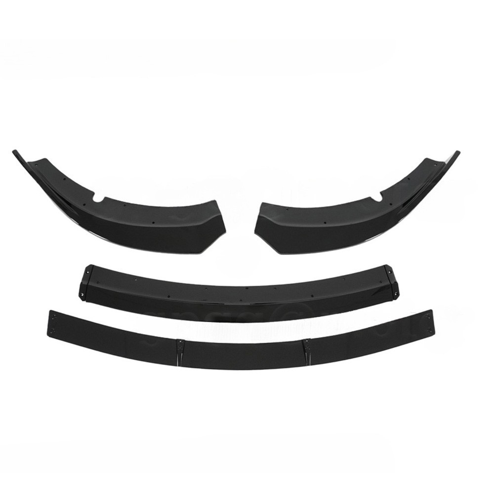 For Dodge Charger SRT 2015-2023 V2 Style Glossy Black Front Bumper Lip Splitter
