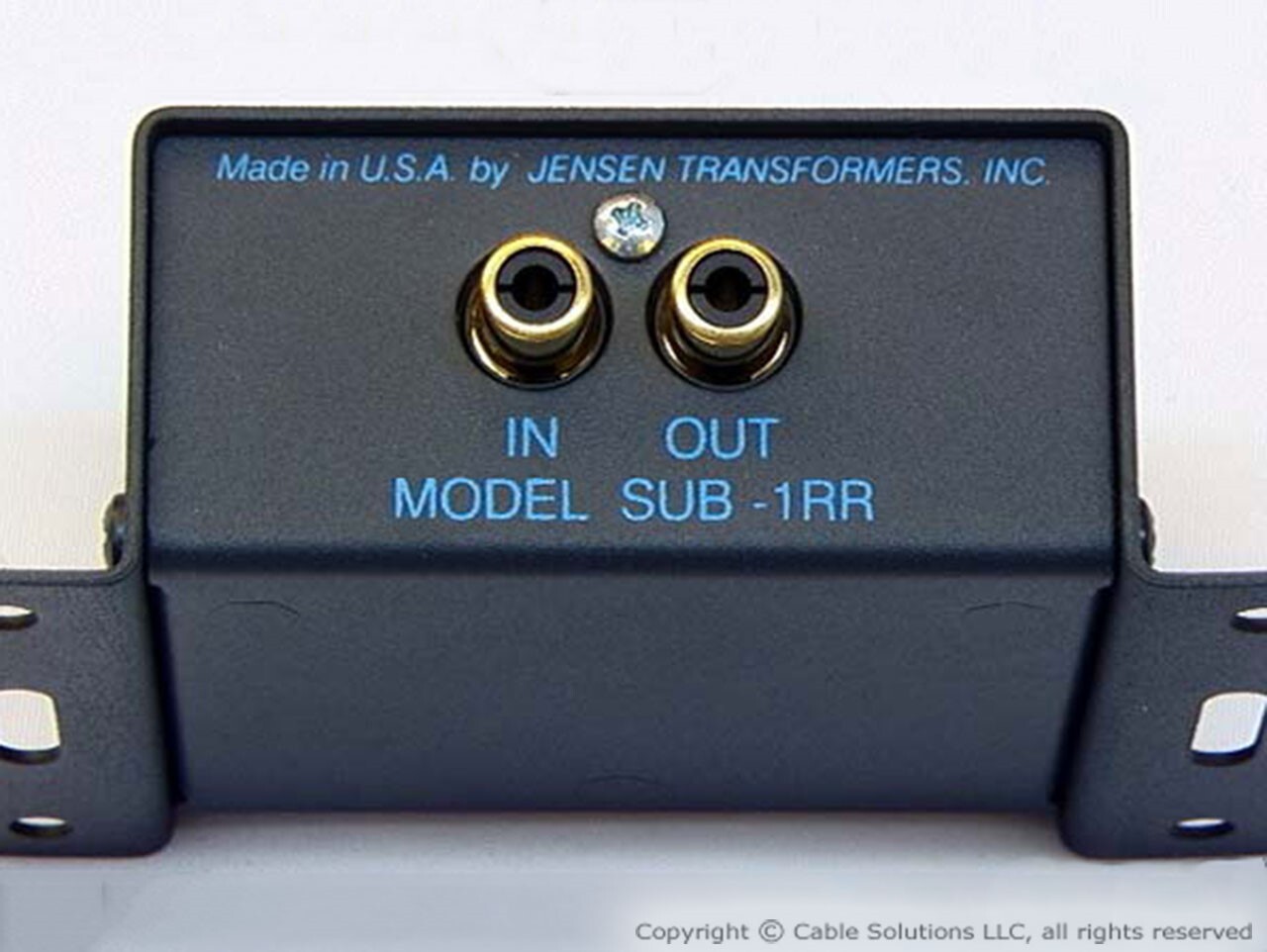 Jensen Transformers SUB-1RR Subwoofer Audio Hum/Noise Eliminator/Ground Isolator