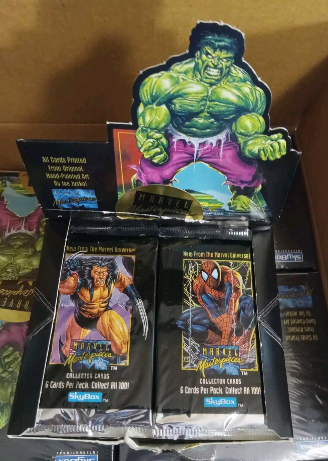 1992 SkyBox Marvel Masterpieces, Unopened Pack
