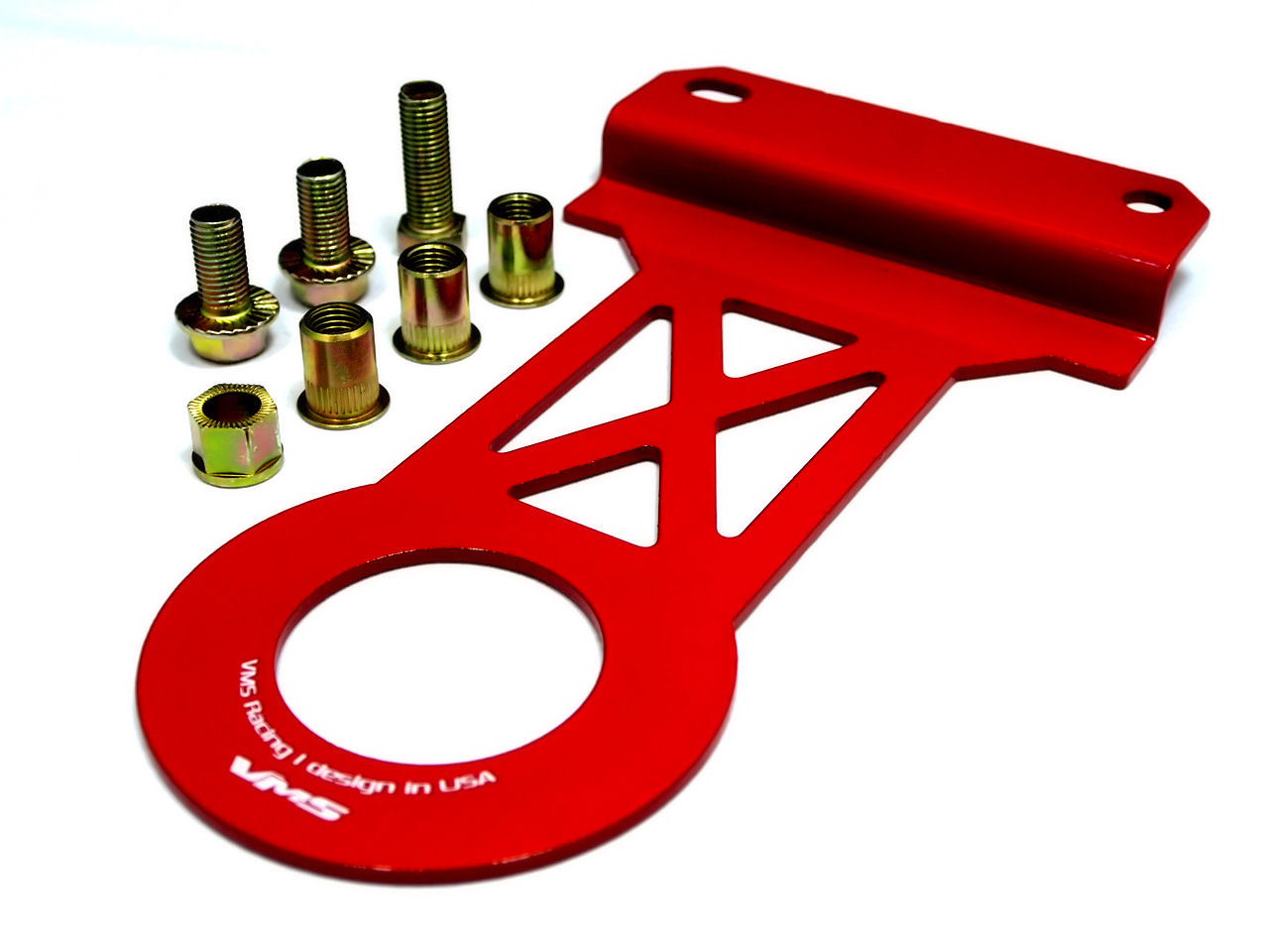 VMS 97-04 Chevrolet Corvette Racing FRONT Tow Hook C5 & Z06 Drag Oval Track Pull