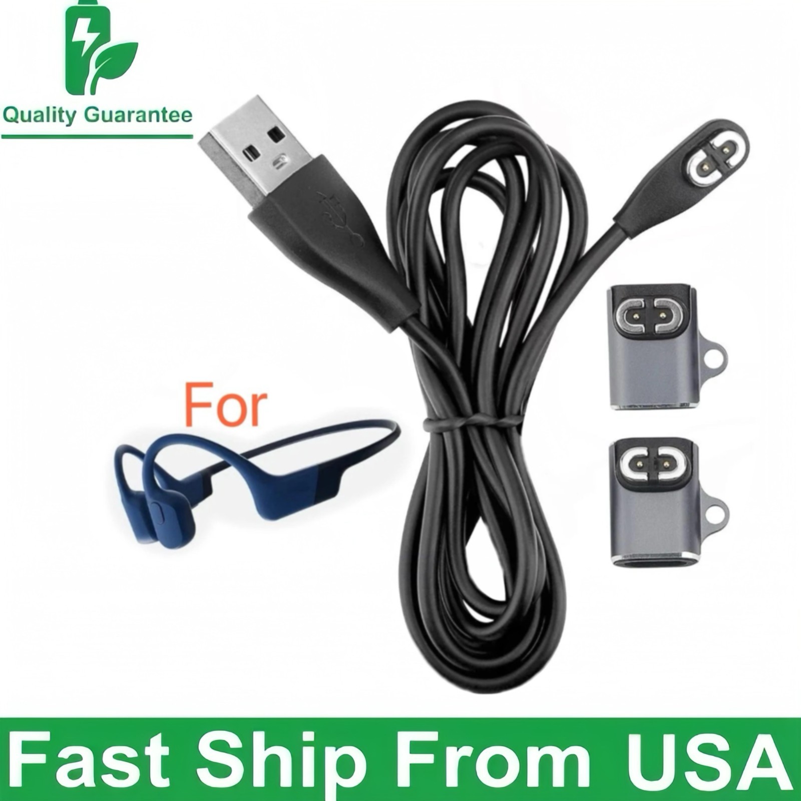 Charging Cable For Shokz OpenRun Pro Bluetooth Bone Conduction Headphones S810