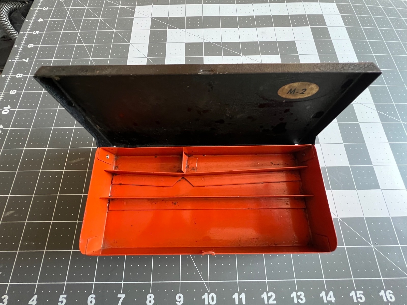 Vintage Williams Metal Box for Socket Set M-2 7 7/8” x 3 1/2” x 1 1/4”