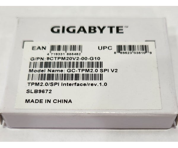 Gigabyte GC-TPM2.0 SPI V2 SPI 2.0 (12Pin) TPM (Trusted Platform Module)