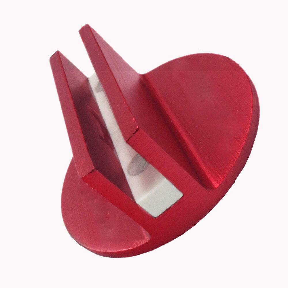 Premium Slotted Universal Magnetic Jack Pad Pinch Weld Frame Rail Adapter Red