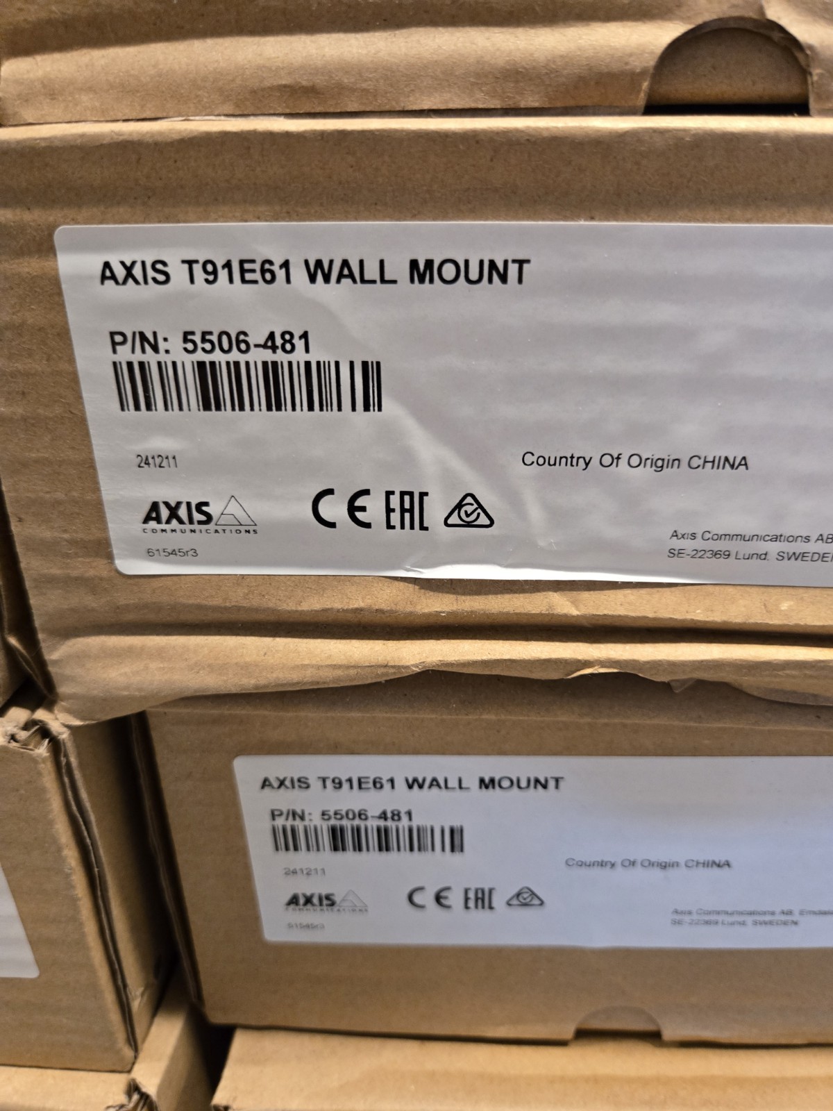 Axis T91E61 Wall  Mount - White