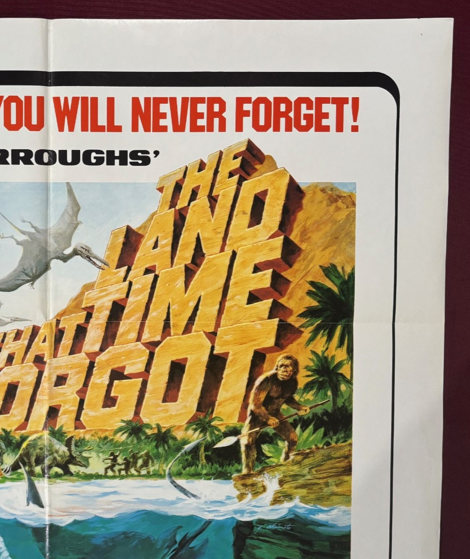 LAND THAT TIME FORGOT POSTER 1975 DOUG MCCLURE