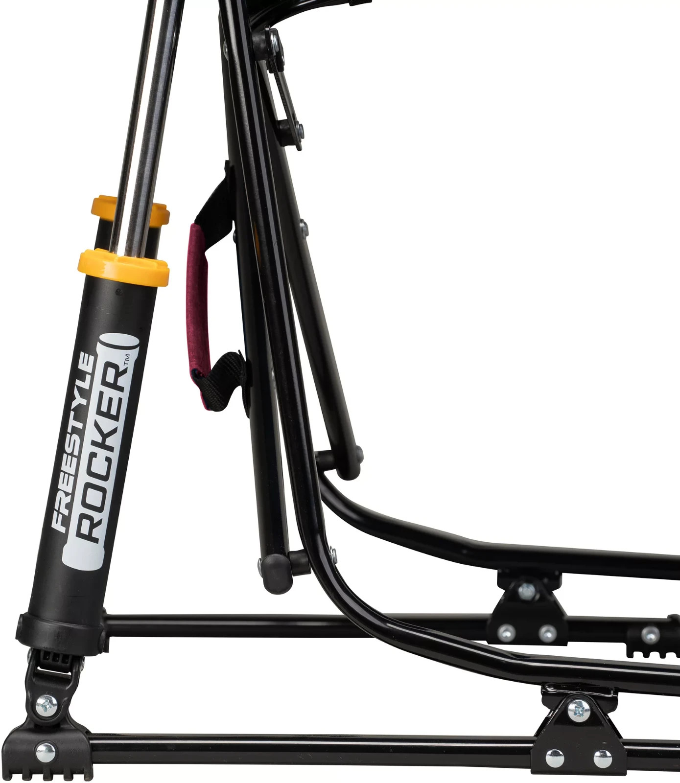 GCI Outdoor Freestyle Rocker Mesh Chair Color: Heathered Red/Black