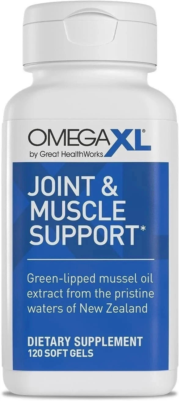 3pk Omega XL 120 Capsules Green Lipped Mussel Omega-3 Joint Relief New