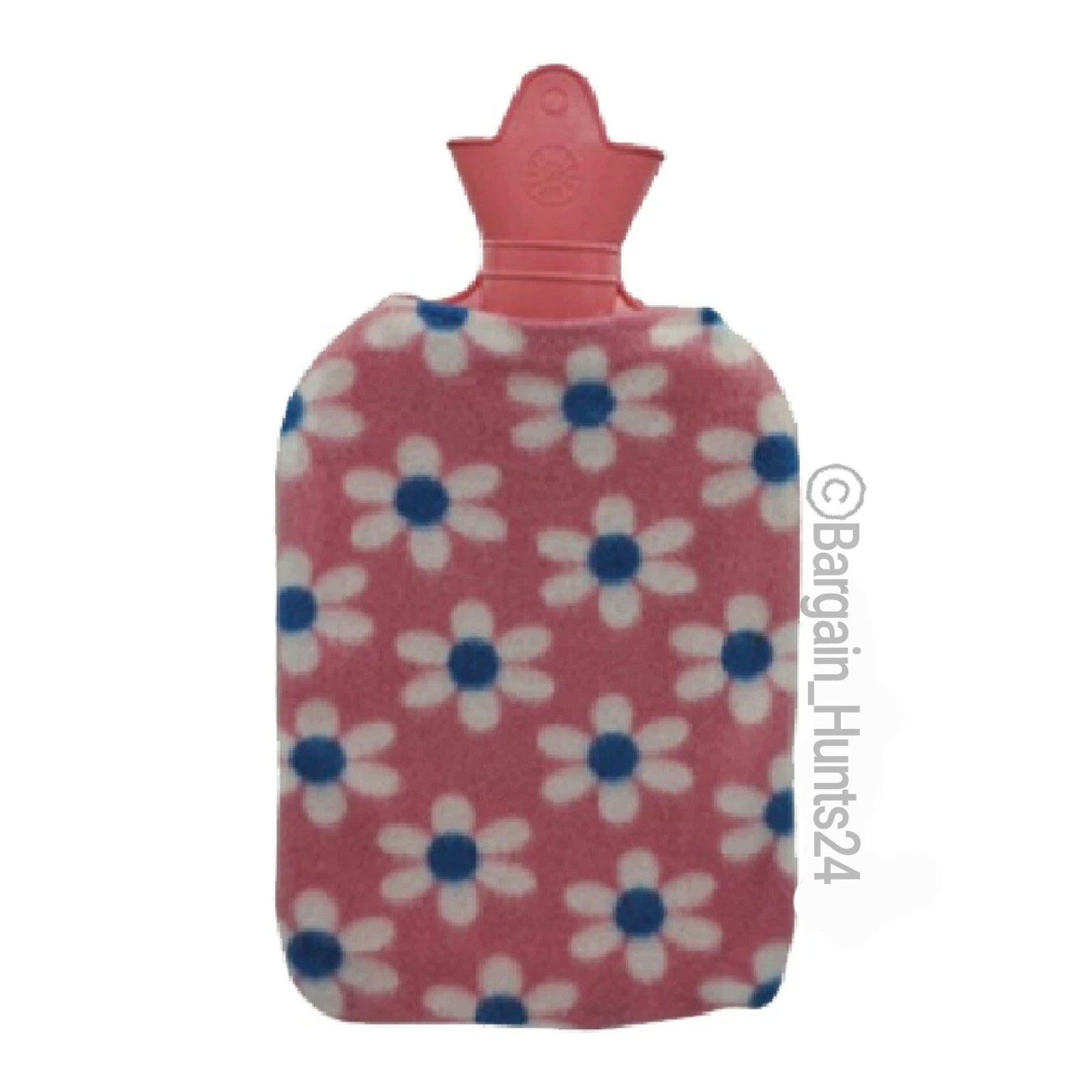 Hot Water Bottle with Plush Cover Rubber Bag For Warm Therapy 2000ml (Pack of 1)