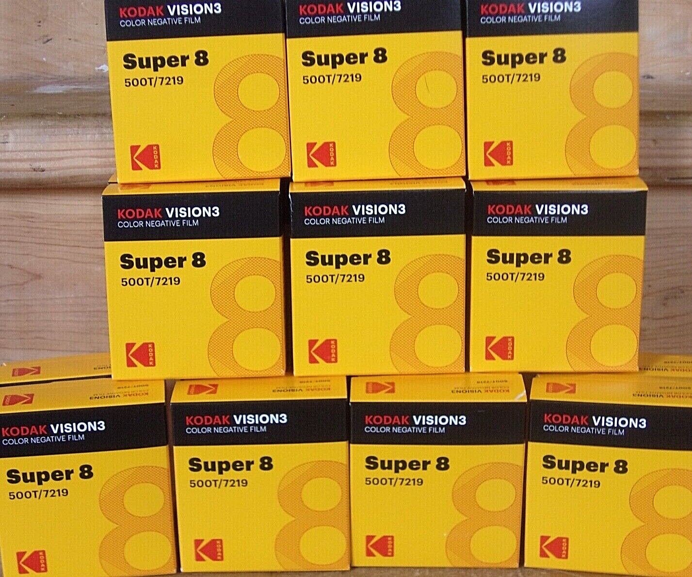 Kodak Vision 3 500T 7219 Super-8 Color Negative Film - NEW Fresh Kodak SEE VIDEO