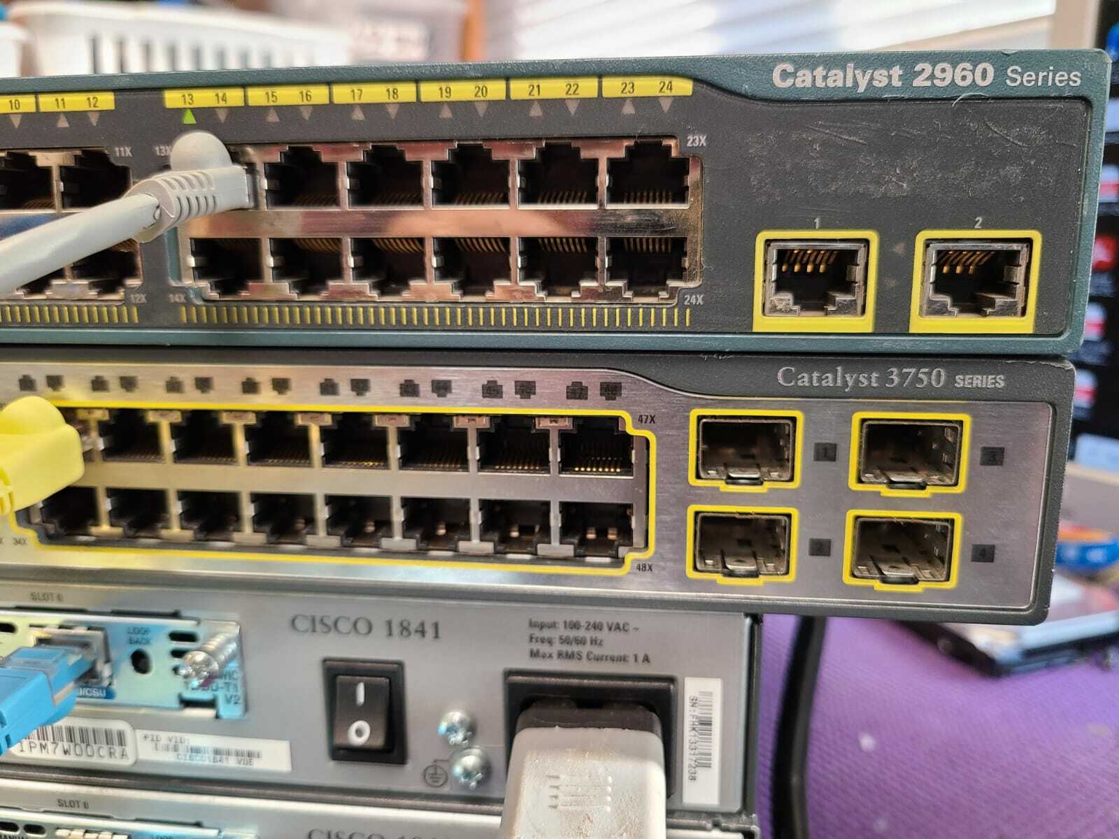 BEST Cisco CCENT CCNA & CCNP LAB KIT IOS15 w/3 SITE Routers 1921, 2 switches