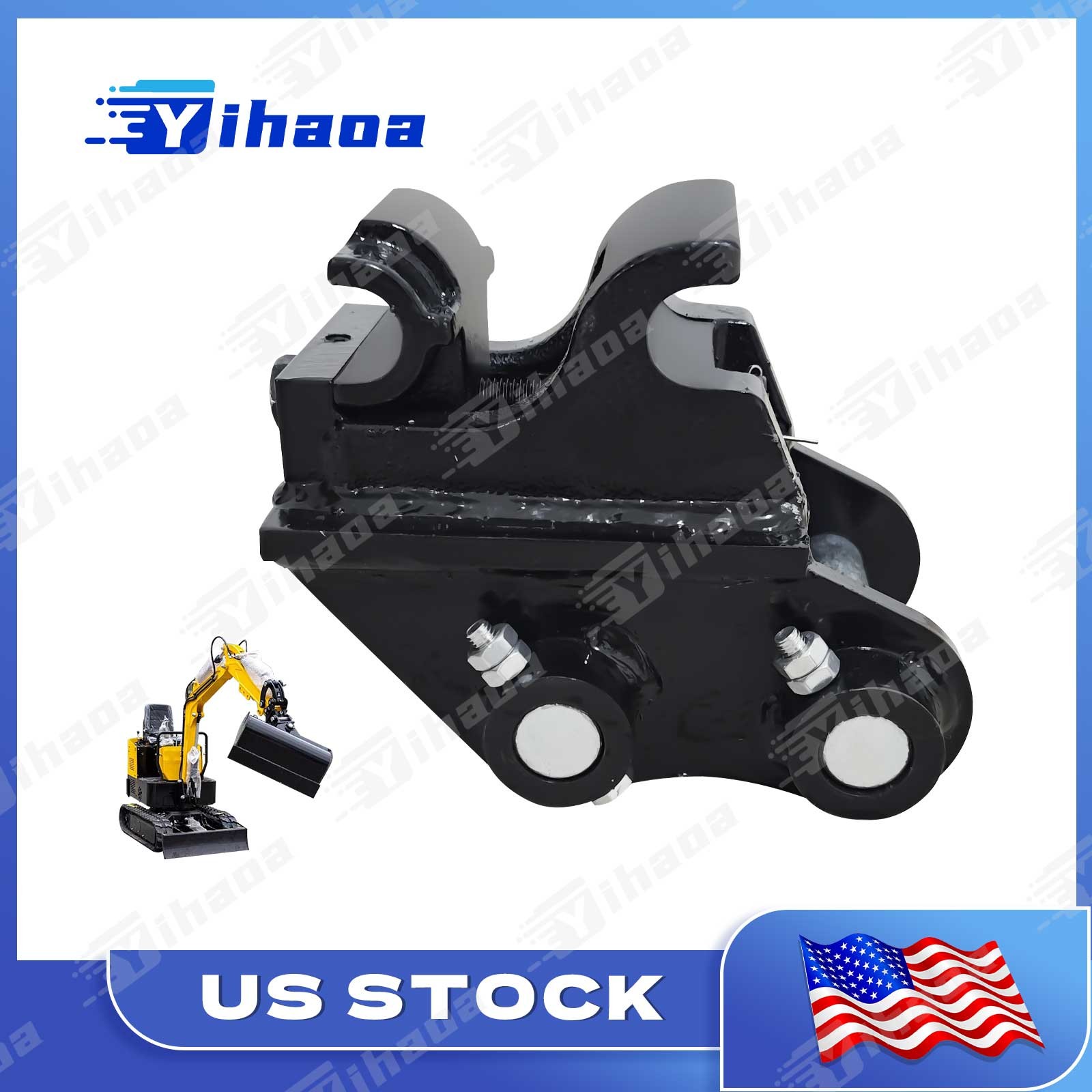 TYPHON Attachment Quick Hitch Coupler Attachments for Mini Excavators Excavator