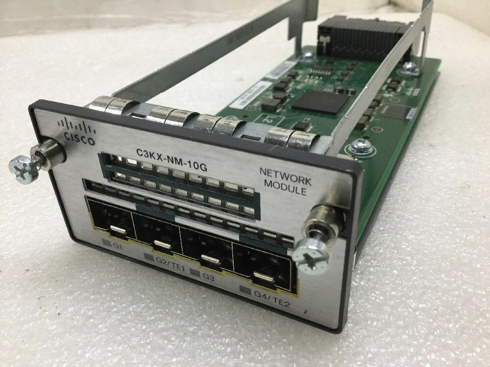 Cisco C3KX-NM-10G 10GB SFP Network Expansion Module for 3750X C3560X Switches