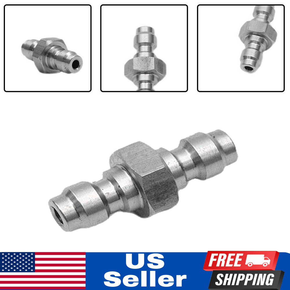 Durable Double Male Quick Connect Adapter 8mm Dual Male for 8MM female Convertor