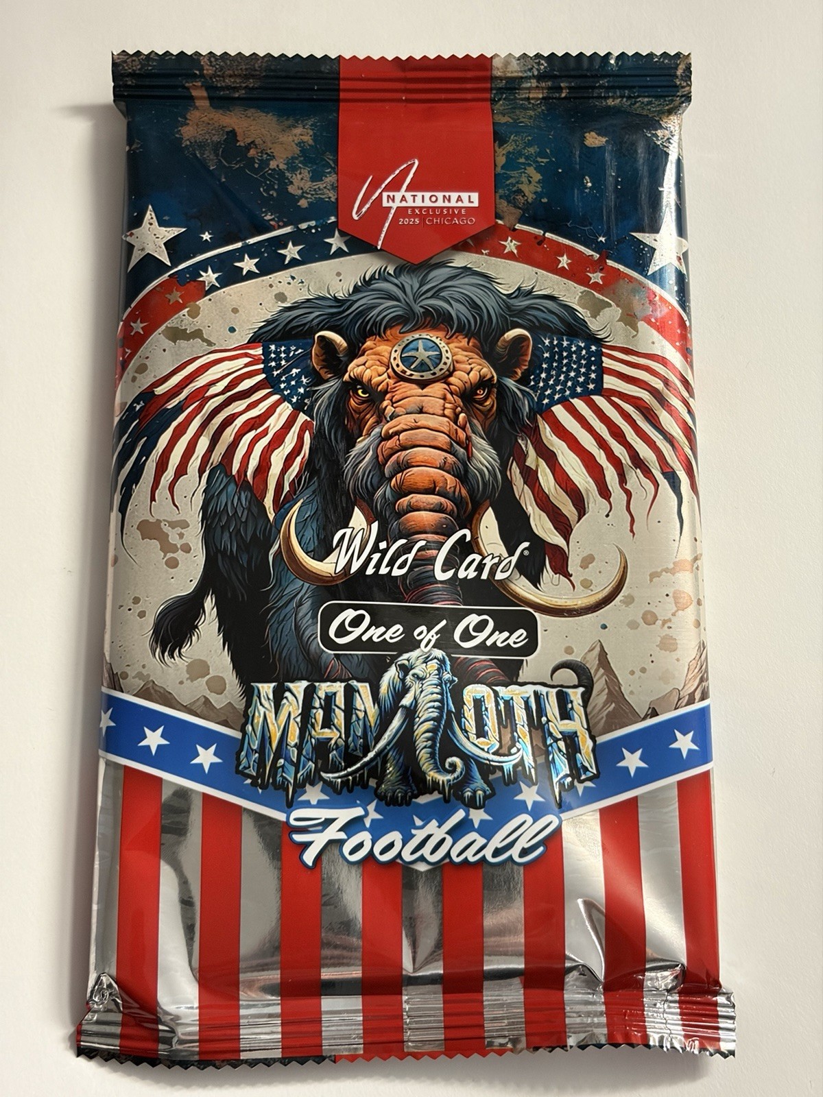 2025 Wild Card Football National Exclusive Mammoth Guaranteed 1/1 Pack Sealed