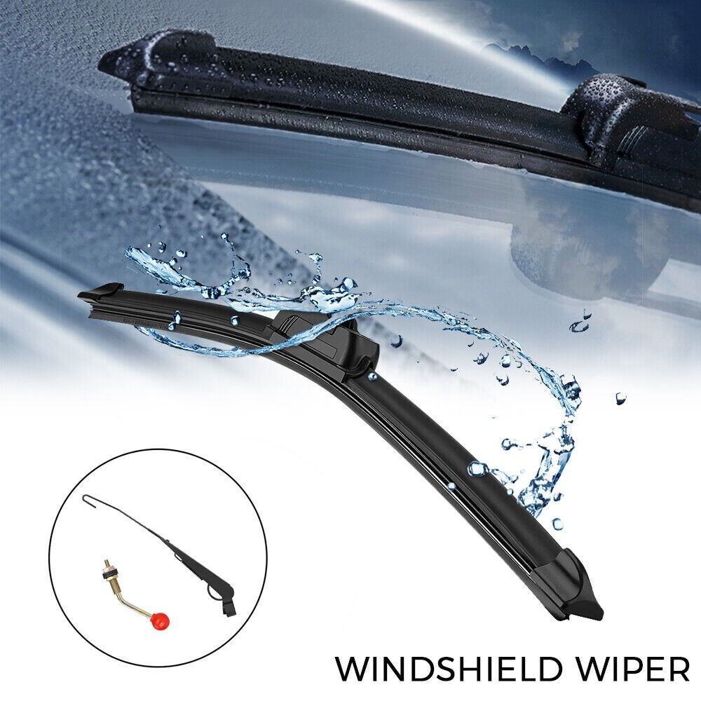 Universal UTV Manual Hand Operated Windshield Wiper Rubber Blade for Can am RZR