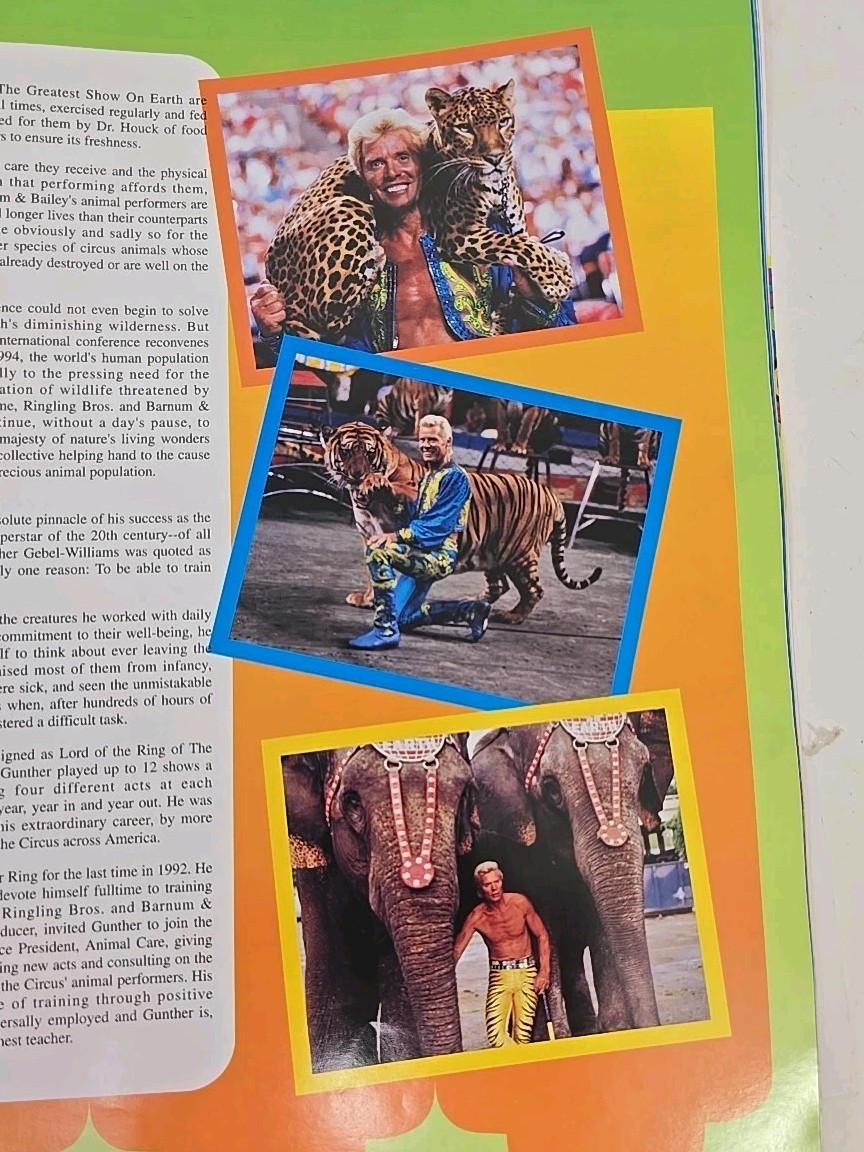 Ringling Bros. & Barnum & Bailey Circus Program, 123 Edition 1993 WS7E