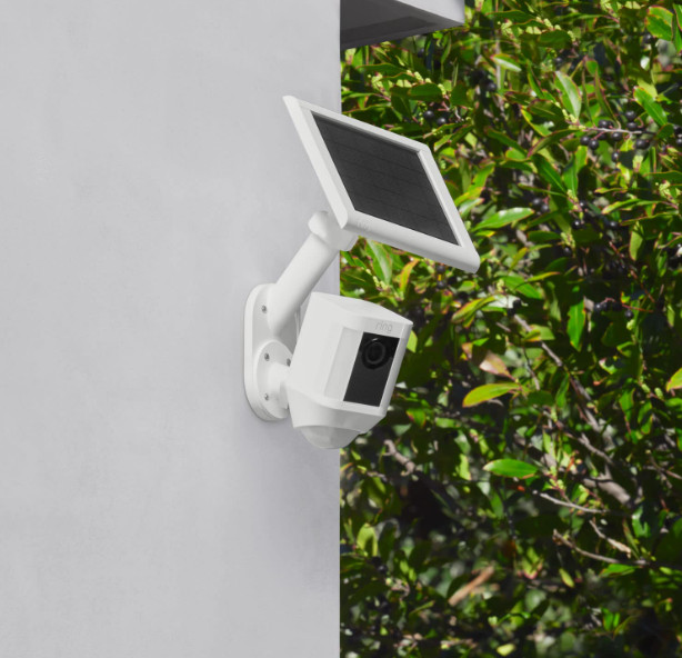 Ring Wall Mount for Cameras and Solar Panels - White
