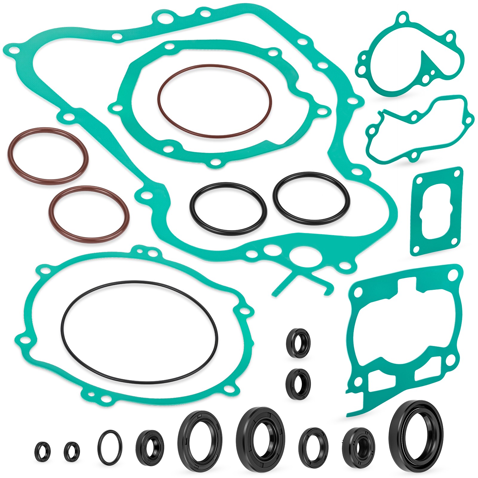 Complete Gasket Kit W/ Oil Seal for Yamaha YZ125 1998-2000 2001 2002 2003 2004
