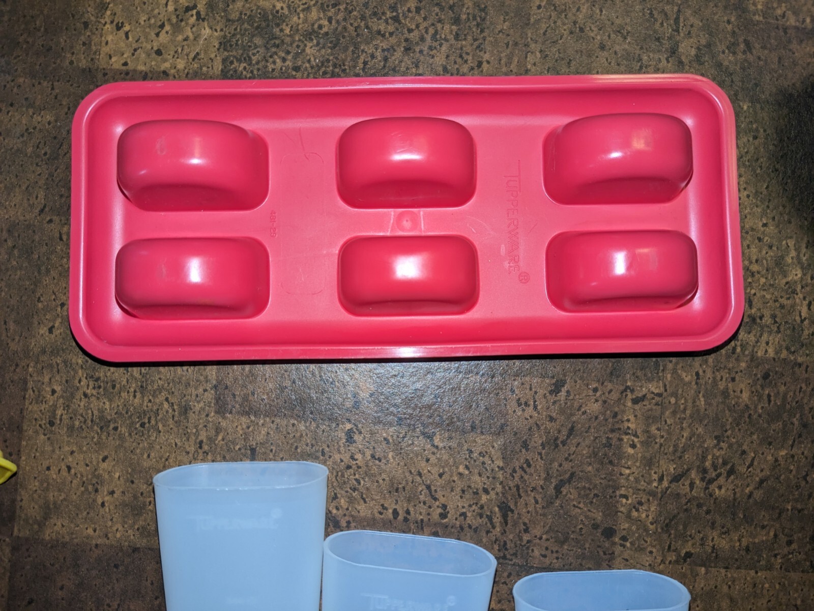 Tupperware Mickey Mouse Set 6 Ice Tups Ice Pop Makers Popsicle w instructions