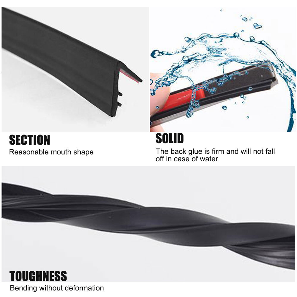 13ft V-Shape For Lexus Window Edge Moulding Trim Weatherstrip Seal Strip